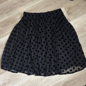 Torrid Midi Mesh Aline Skirt Dots | US 14 - 16 SIZE 1 | NWT
